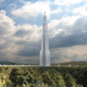 A visualization of “Sky City”.